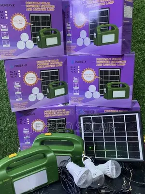 Solar Powered Charging And Lighting Lamp