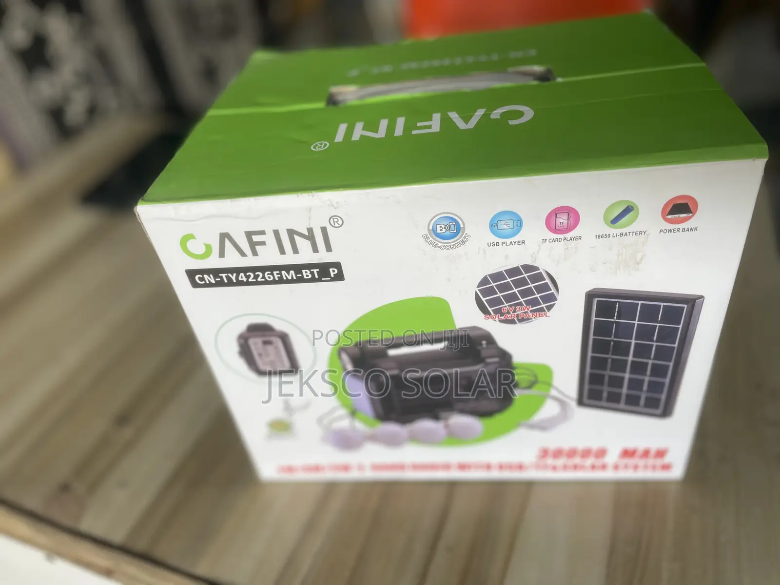 Solar Powered Charging And Lighting Lamp, Bluetooth Player