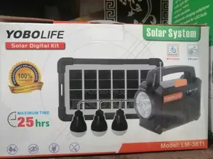 Yobo Life Solar Kit System For Charging And Lighting 25hrs