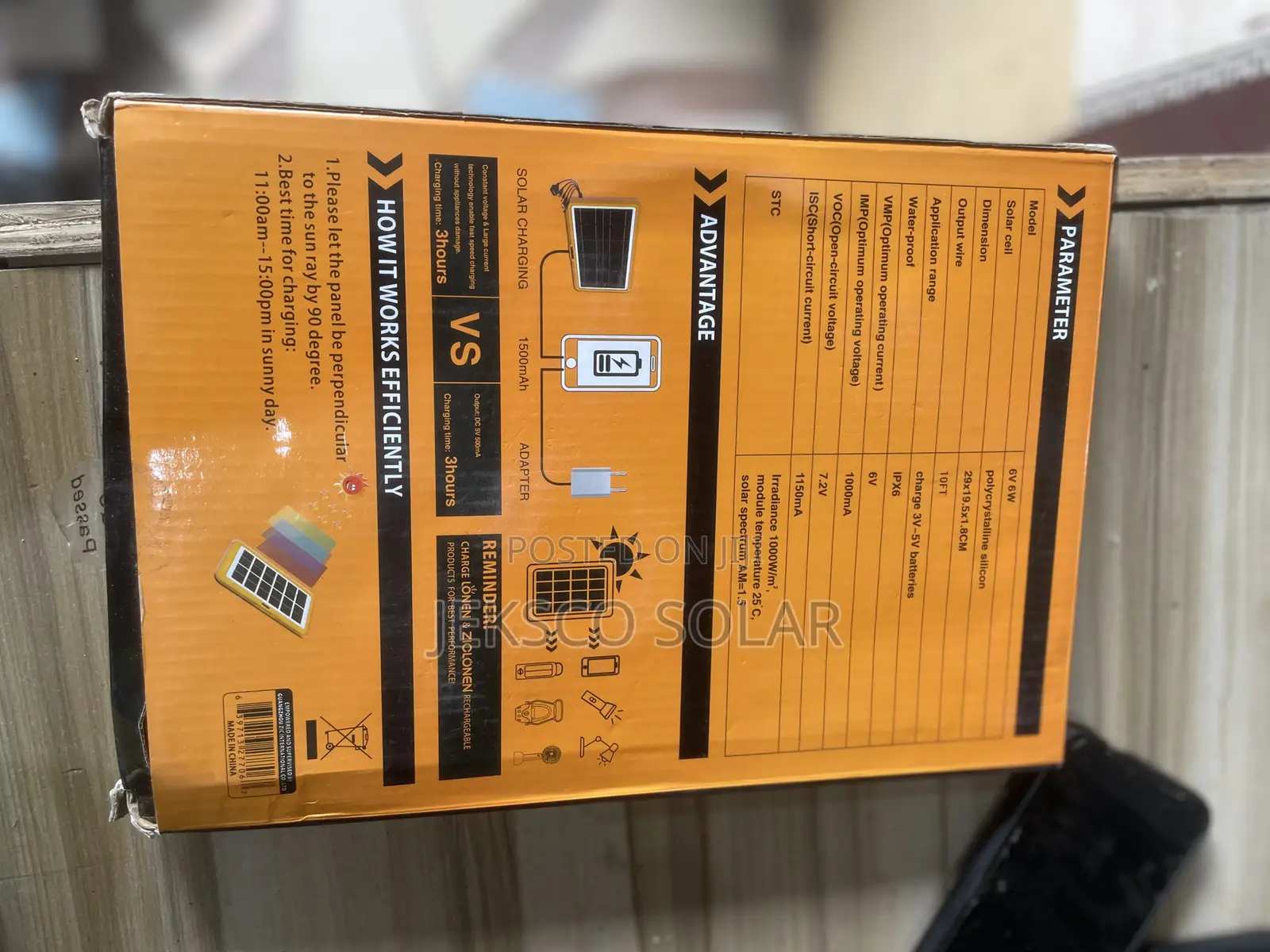 Solar Energy Phone Charger Panel