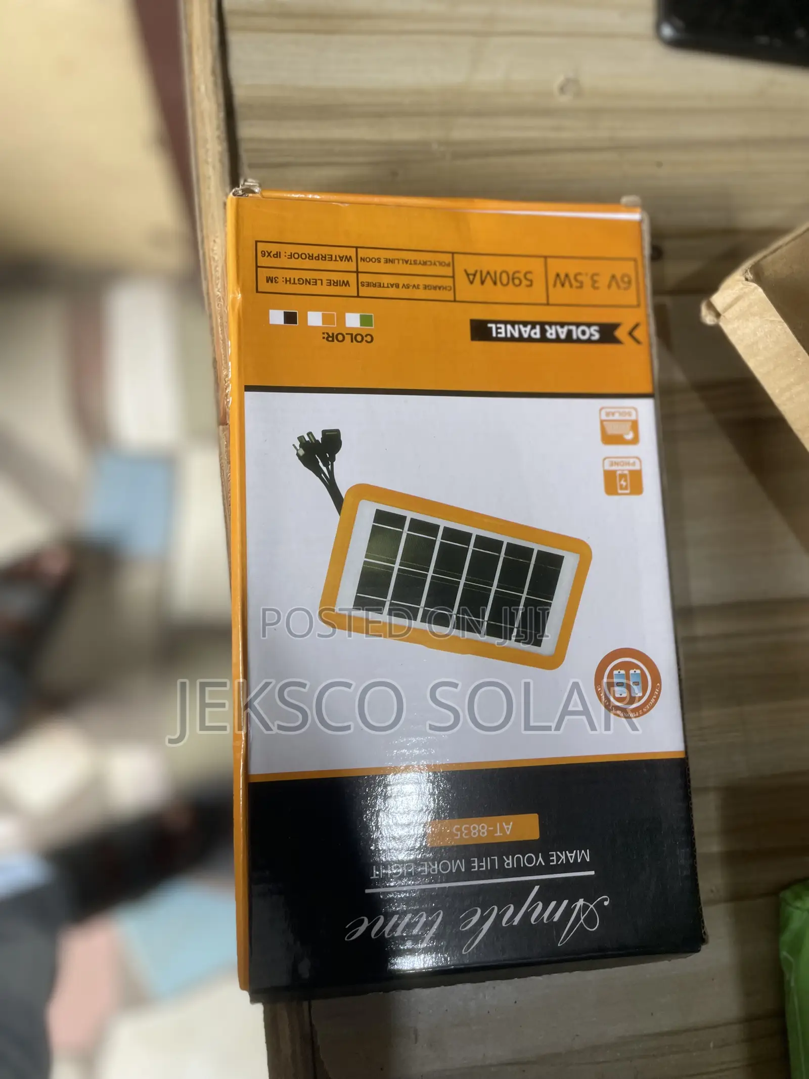 Solar Energy Phone Charging Panel 3.6w