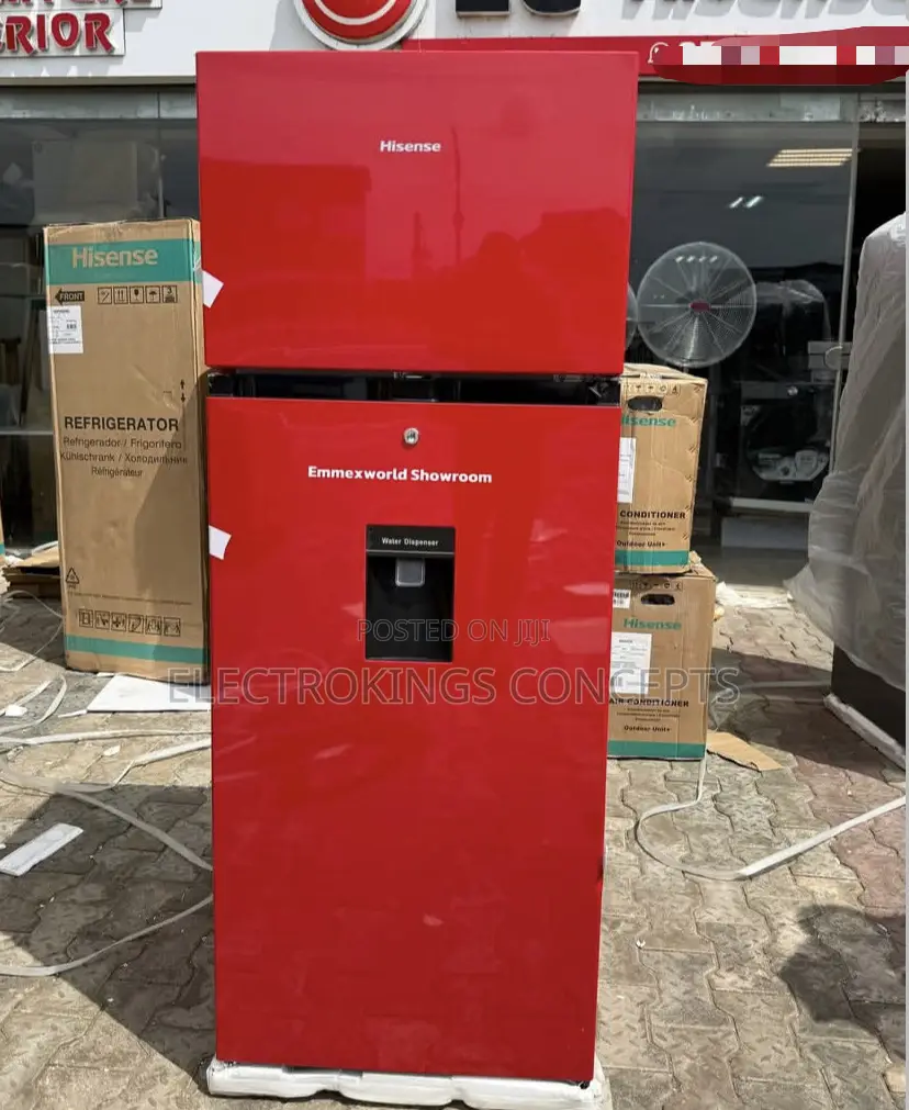 Hisense 204litters Double Door Refrigerator With Dispenser Ref 205drb