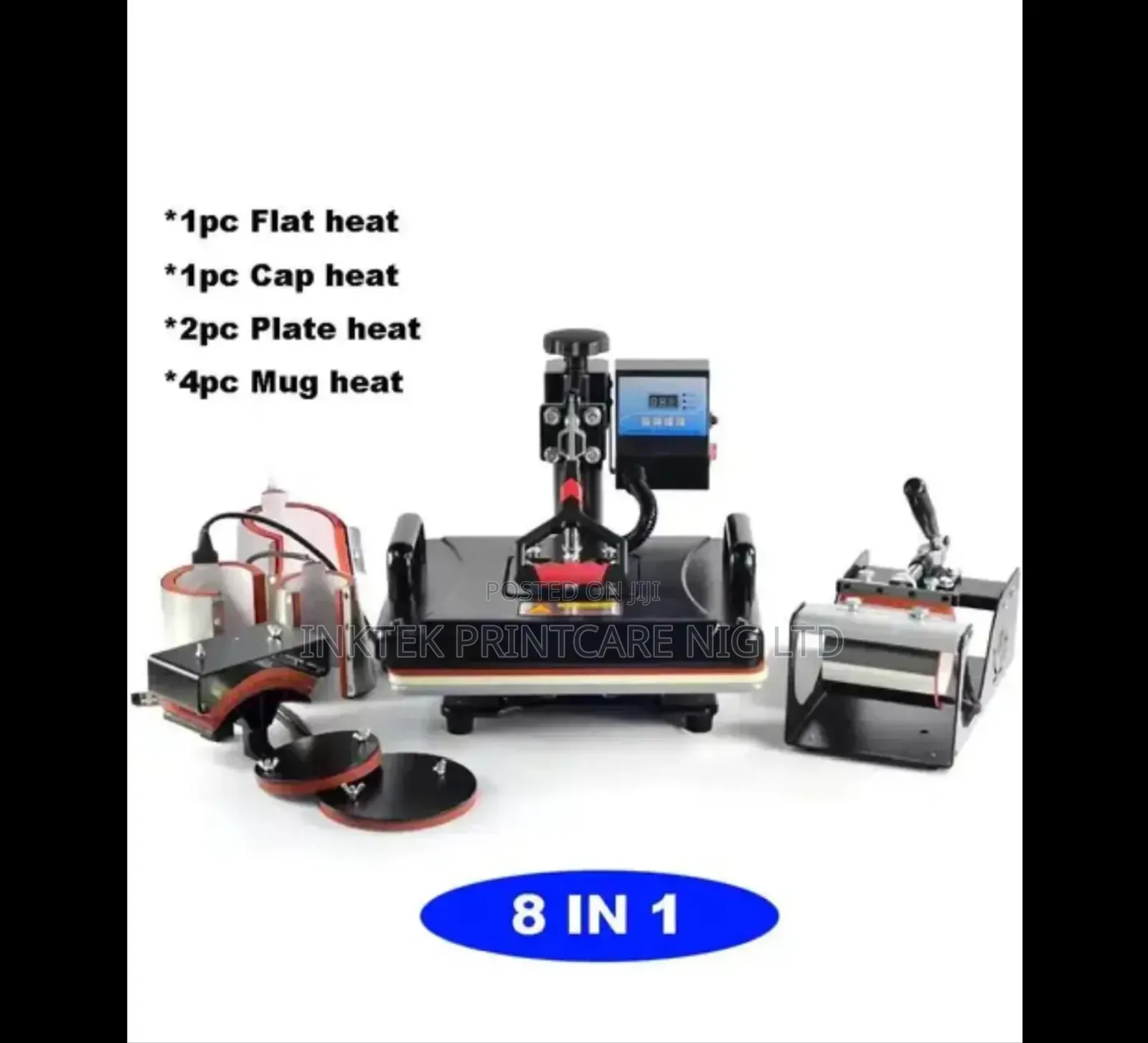 8 in 1 Combo Heat Press Machine
