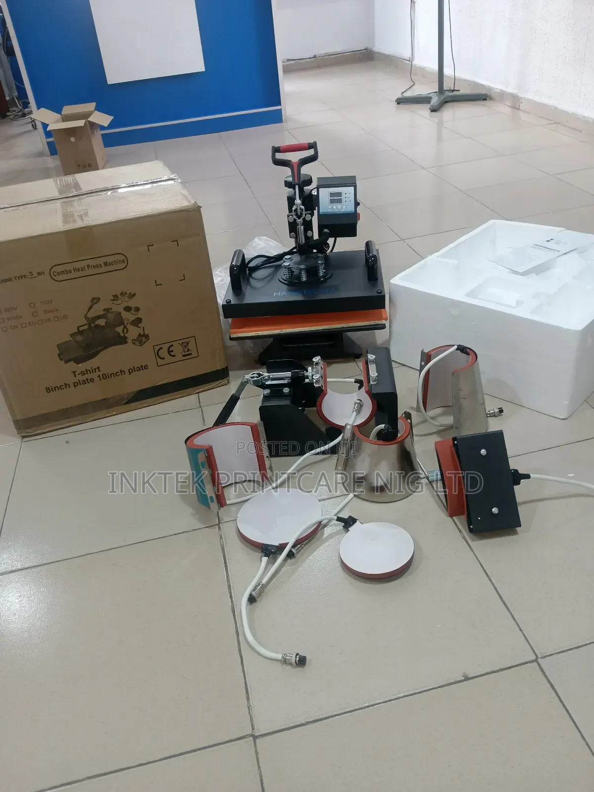 8 in 1 Combo Heat Press Machine