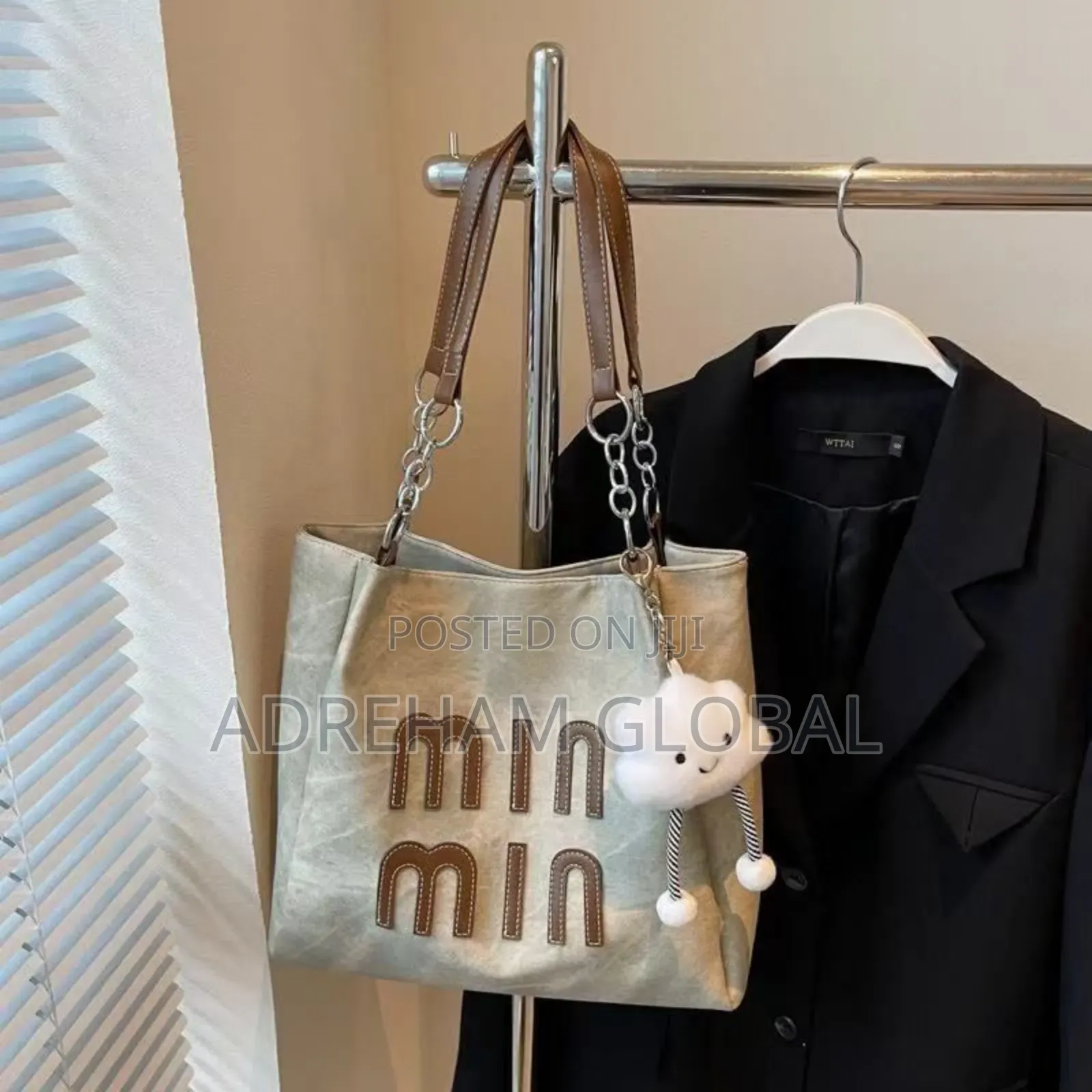 Min Mini Leather Tote Bag