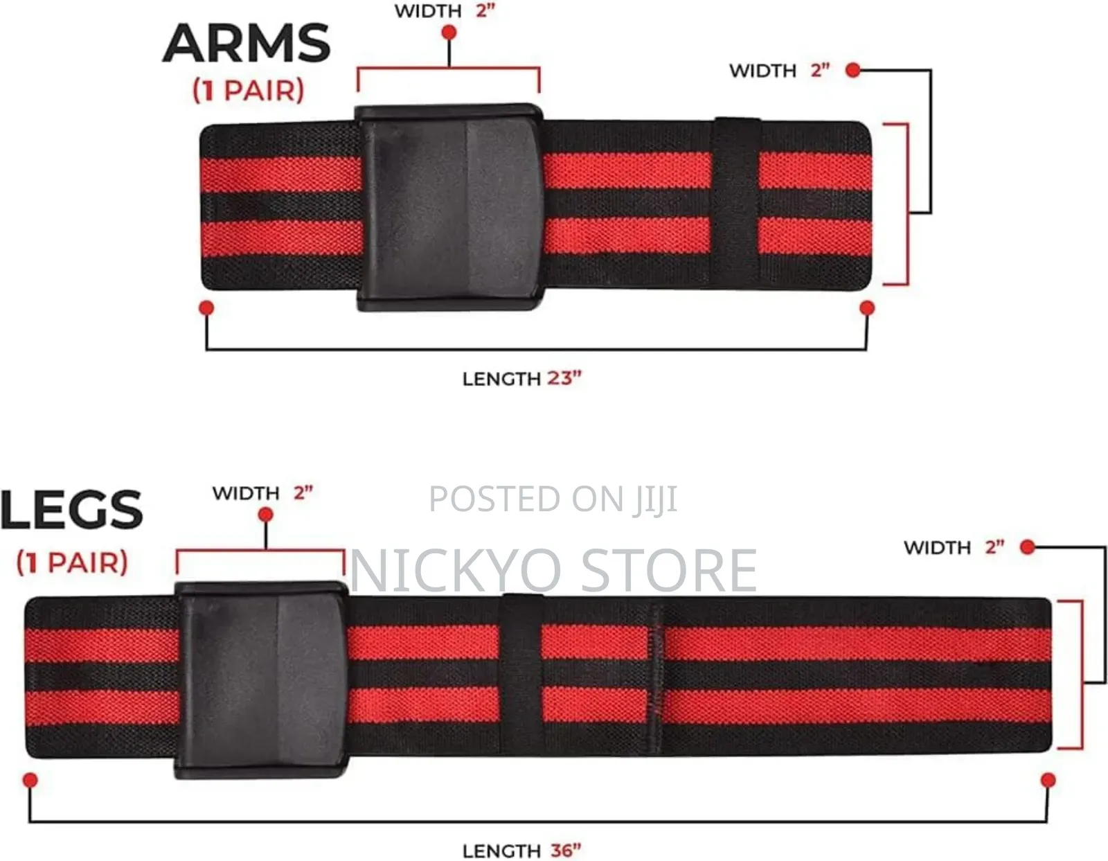 3in1 Blood Flow Restriction (Bfr) Training Bands