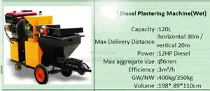Diesel Plastering Machine