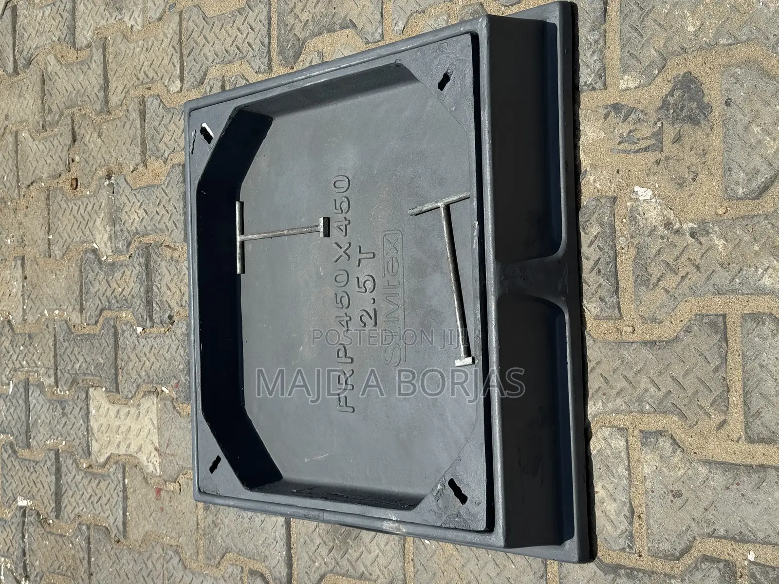 FRP Manhole Cover 60x60 Recess (Tile Insert)