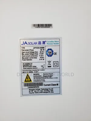 New 450w Ja Mono Solar Panel (Half Cut)