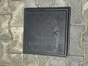 FRP/GRP Manhole Cover 40x40 A15 Black