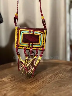 Handmade Vintage Nigerian Leather Purse
