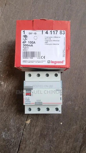 100a Legrand 4pole RCCB Breaker