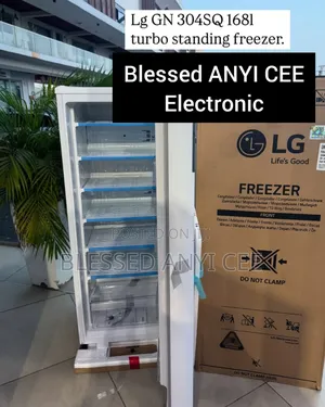 New Lg Upright Standing Freezer (110w) for Business Warranty