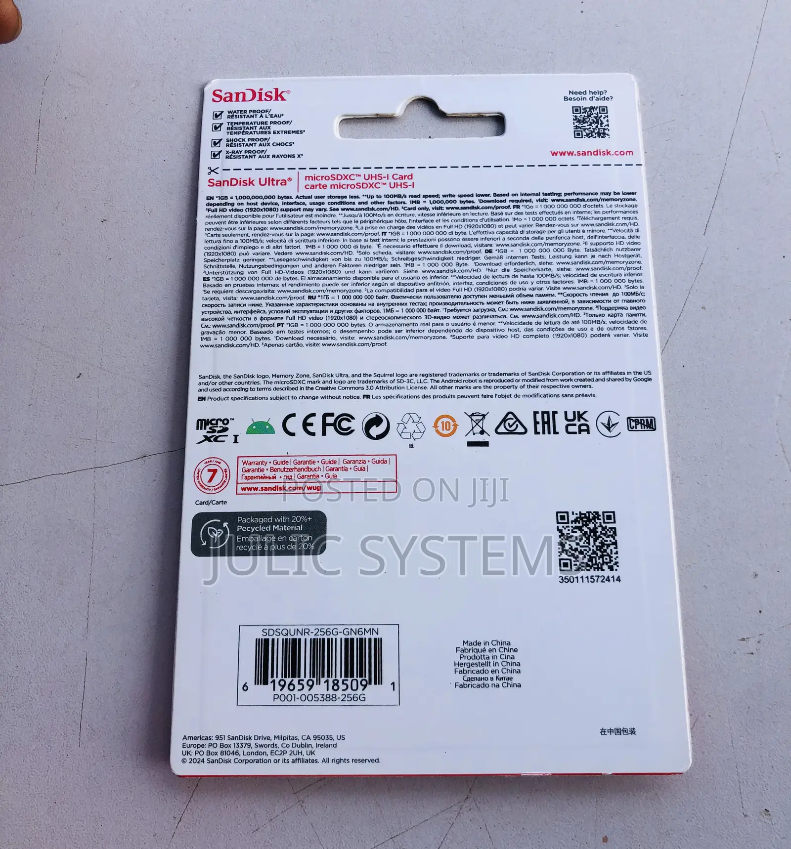 Sandisk Ultra 256gb