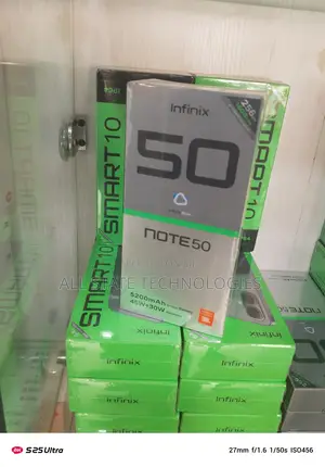 New Infinix Note 50s 256 GB Black