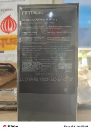 New Infinix Note 50s 256 GB Black