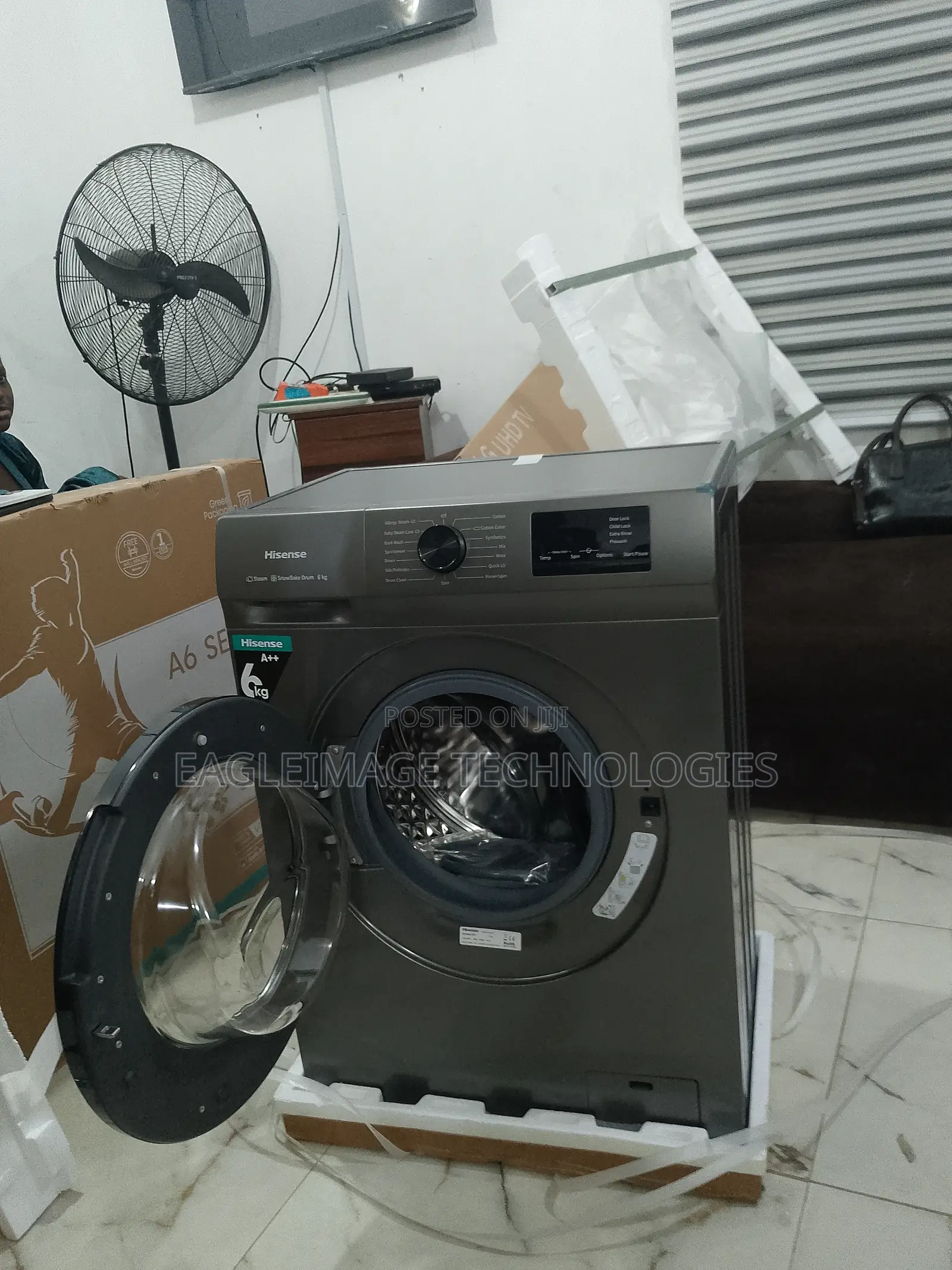 “Wash Smarter With the Reliable Hisense Front Loader”