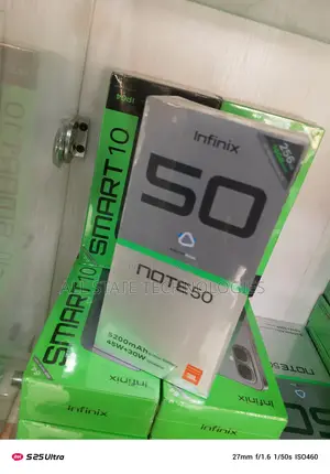 New Infinix Note 50s 256 GB Black