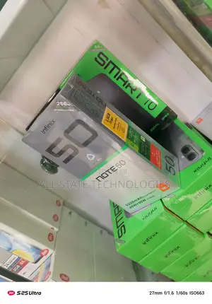 New Infinix Note 50s 256 GB Black