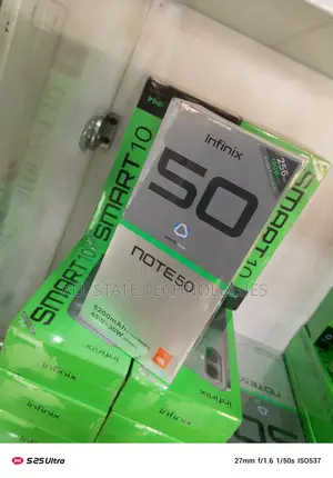 New Infinix Note 50s 256 GB Black