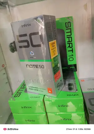 New Infinix Note 50s 256 GB Black
