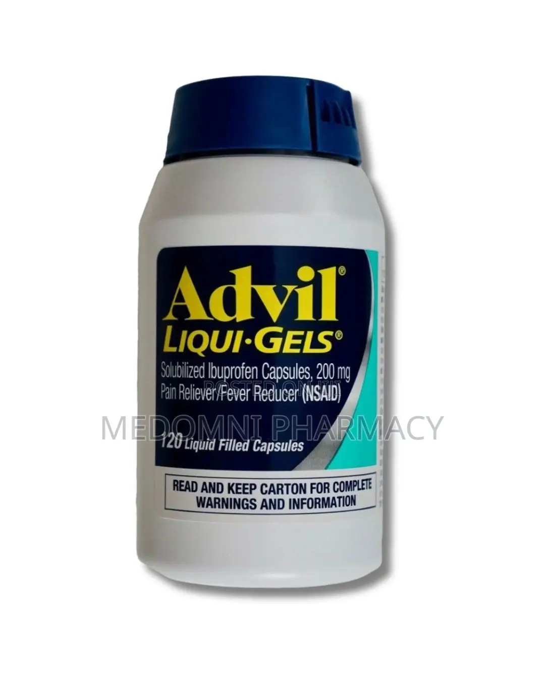 Advil Liquid Gels – 120 Capsules