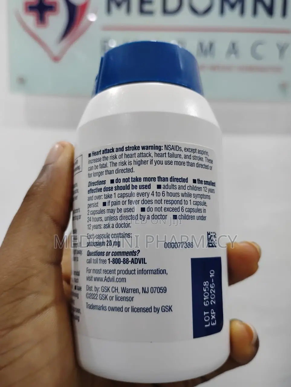 Advil Liquid Gels – 120 Capsules
