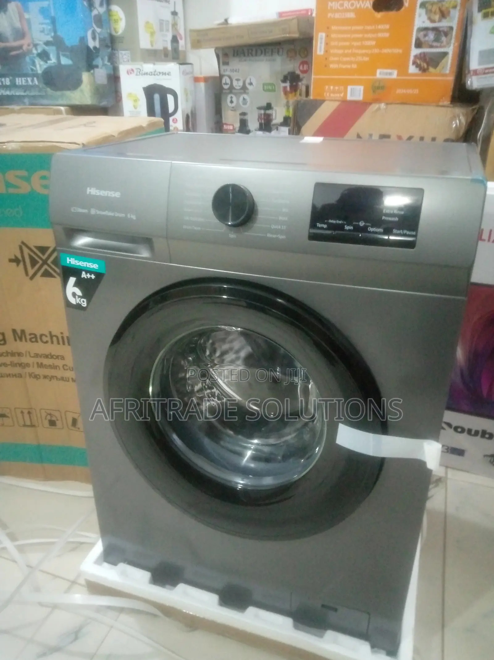 Hisense Wfvb6010mt – Time Delay + 15 Wash Programs