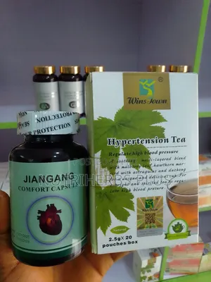 Jiangang Comfort Capsules+Hypertension Tea: For Cardiovascular Health
