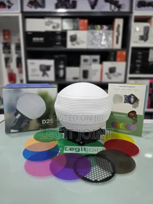 D25 Professional Flash Kit With Color Gel