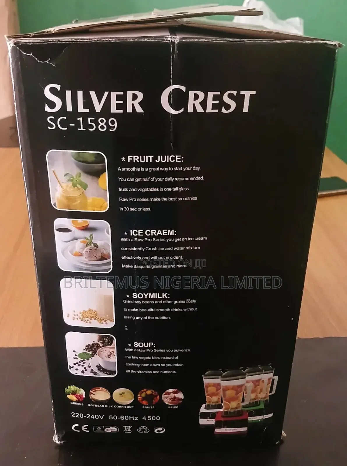 Silver Crest Sc1589 2in1 Blender
