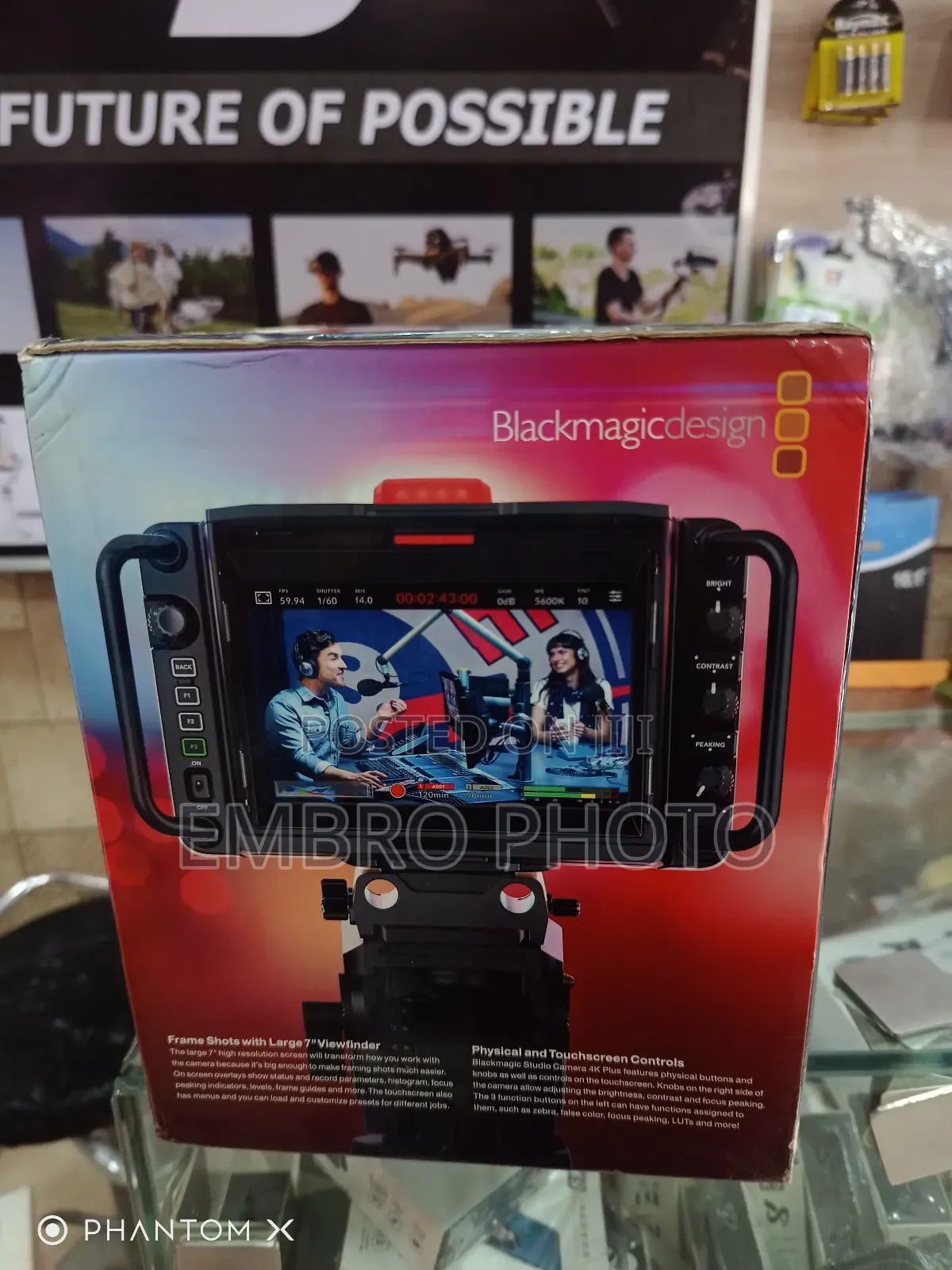 Blackmagic Ultra Hd Studio Camera Plus