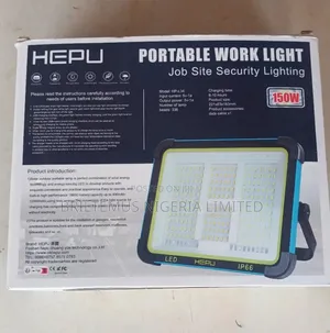 Hepu Portable Solar Work Light 150w