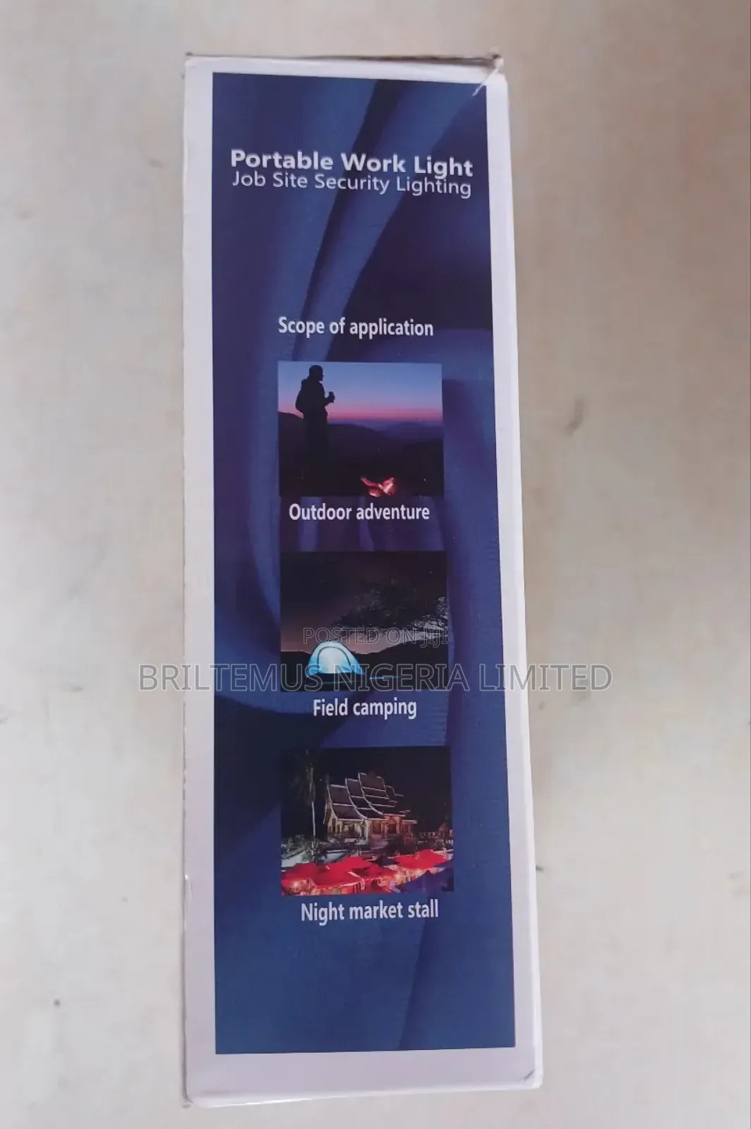 Hepu Portable Solar Work Light 150w