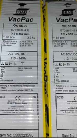 Vacpac Electrode Esab 350kg