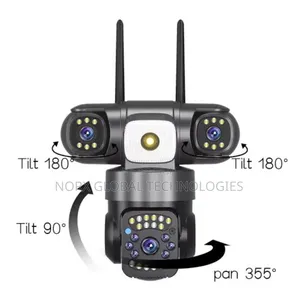 Genuine 3in1 Lens Solar 4g V380 PTZ Camera