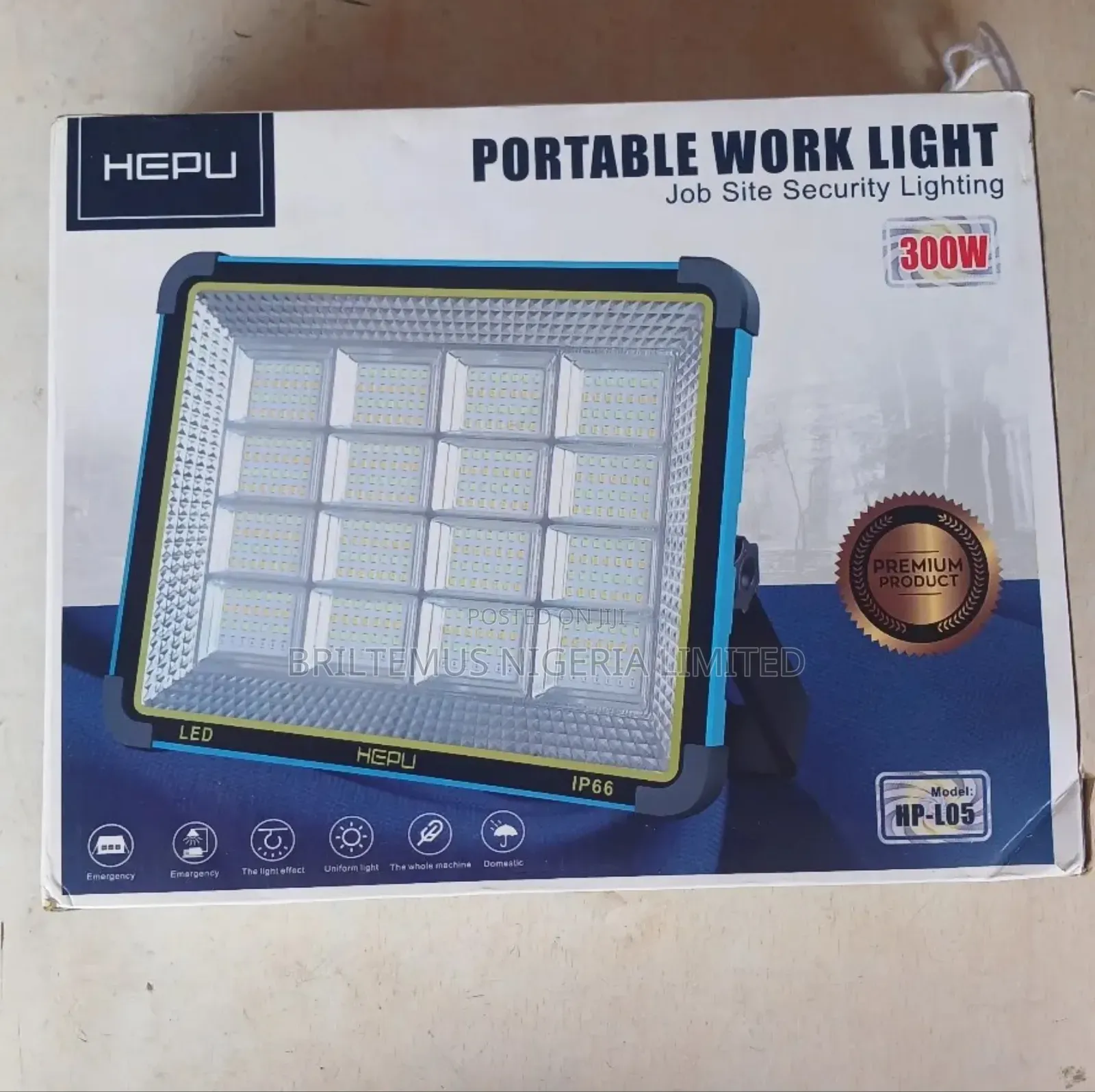 Hepu Portable Work Light 300w