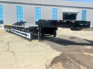80tons 40feet Back Loader Lowbed Trailer