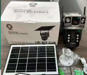 Dual Lenes Solar Security Camera All Sim
