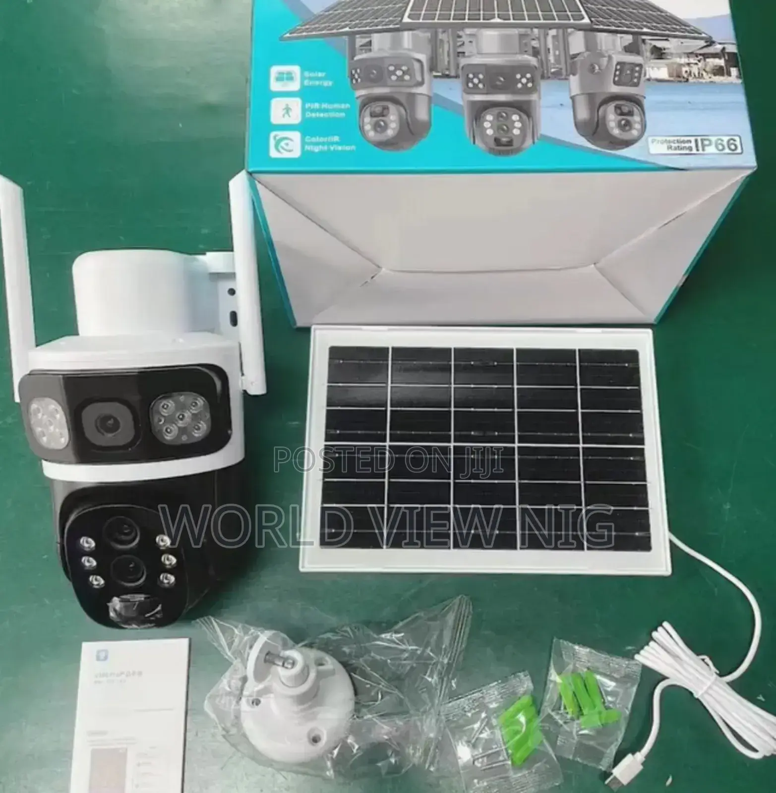 Triple Lenses CCTV Camera