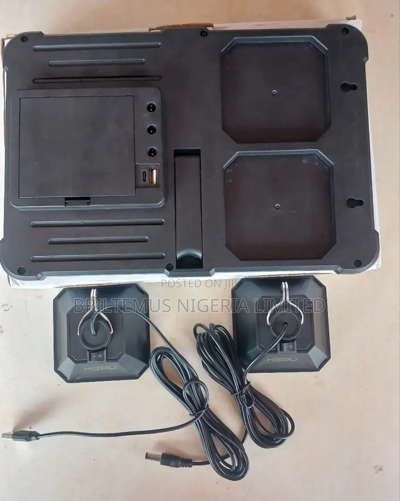 Hepu Solar System Lighting 3500mah With 2 Led Bulb