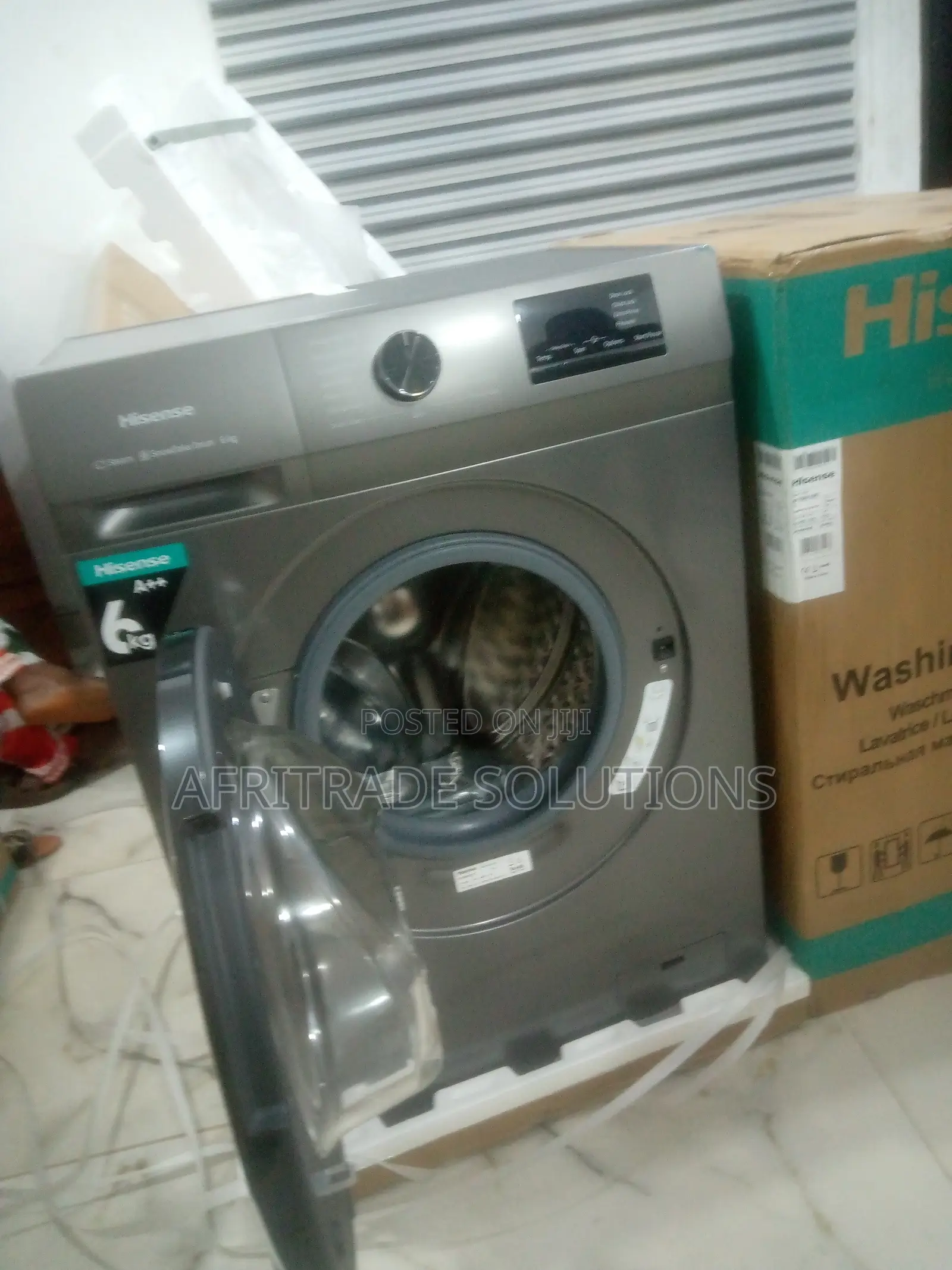 Hisense Wfvb6010mt Silver – Sleek, Efficient, 6 Kg