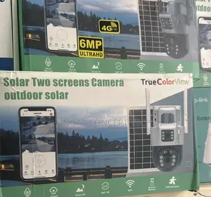 Solar Two Screens Camera.(Outdoor Solar)