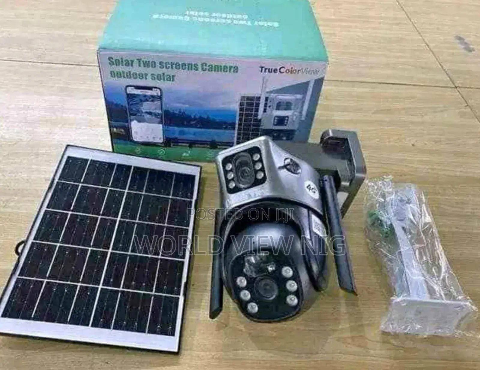 PTZ Dual Lenses Solar Security Camera 4g
