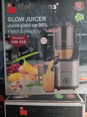 Hoffman Big Slow Juicer With Big Tap