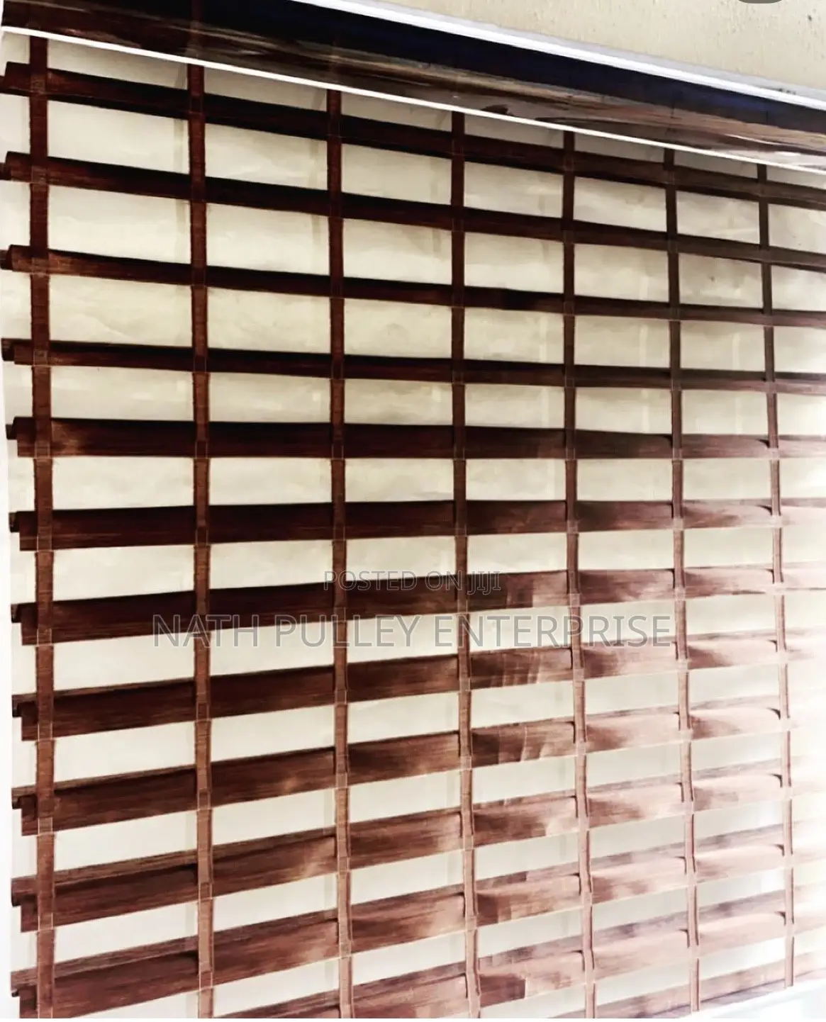 Chocolate Varma Triple Shade Blinds