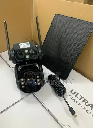 Ubox Dual Lenses Solar Camera 20x Zoom
