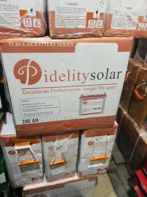 Fidelitysolar 240ah Tubular Battery Very Strong With Waranty