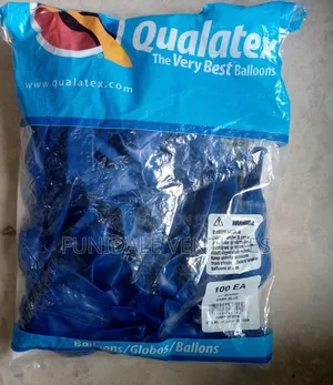 Repackaged 80pcs Qualatex 11" Dark Blue Latex Balloons