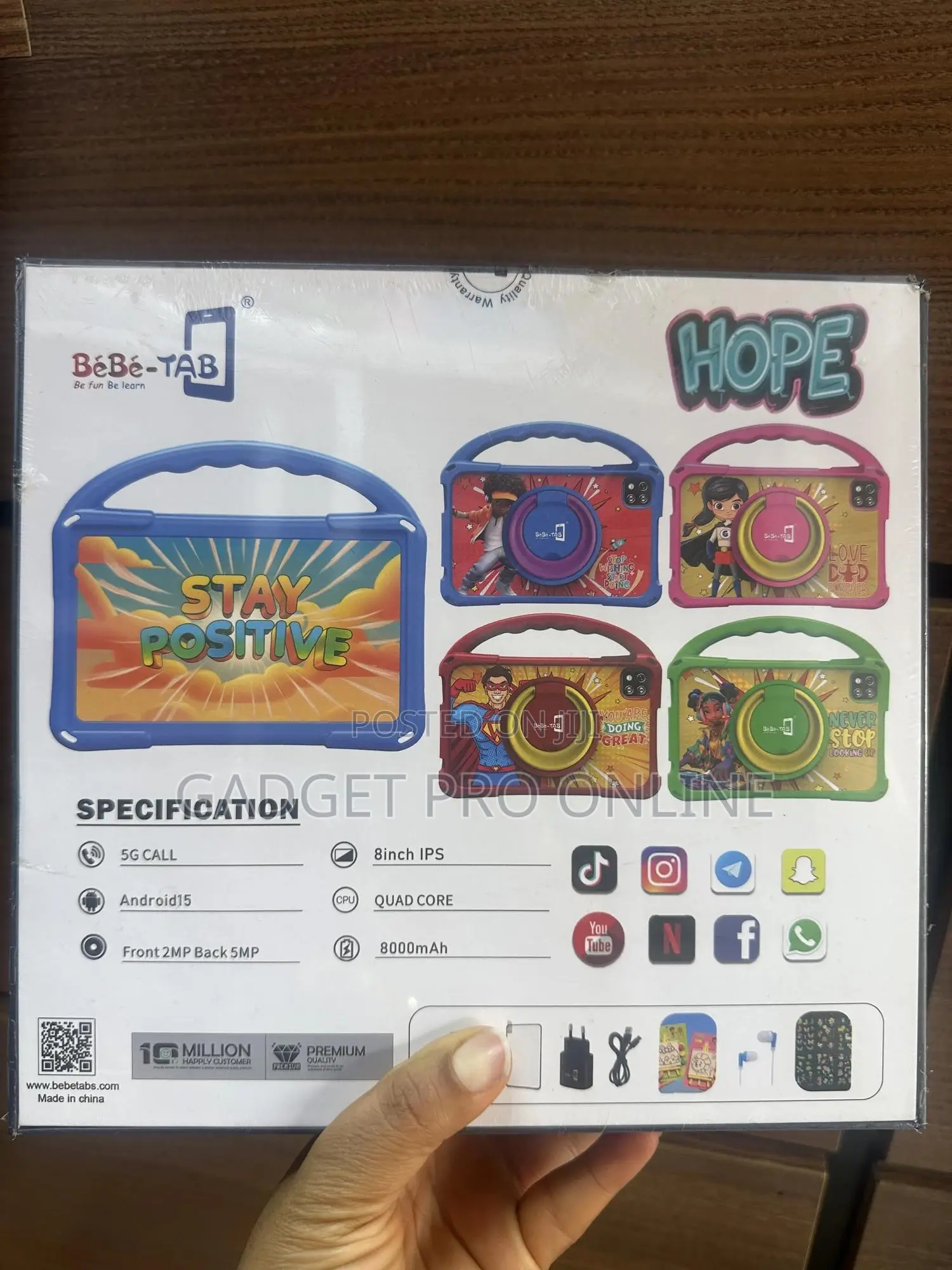 New Bebe Hope 256 GB Blue